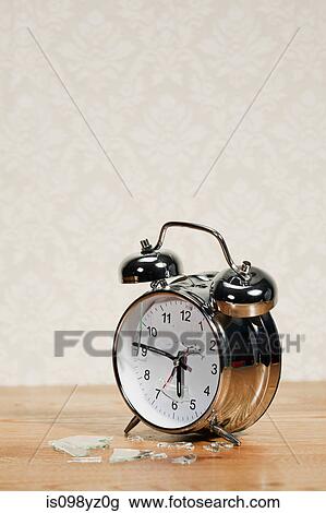 Smashed alarm clock View Large Photo Image Stock Image - Smashed alarm clock. Fotosearch