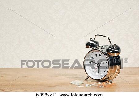 Smashed alarm clock View Large Photo Image Stock Image - Smashed alarm clock. Fotosearch