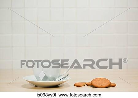 Tea and biscuits View Large Photo Image Stock Image - Tea and biscuits. Fotosearch