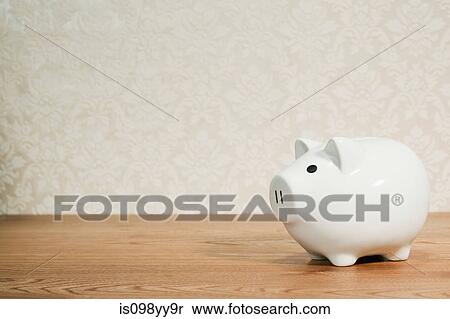 White piggy bank View Large Photo Image Stock Photography - White piggy bank. Fotosearch
