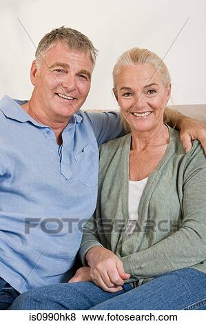 Stock Photo - Portrait of a mature couple. Fotosearch