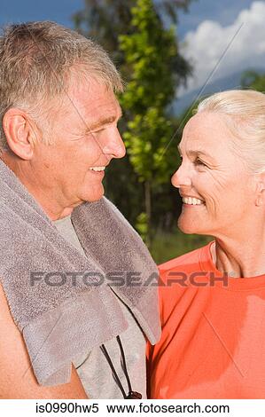 Mature couple after workout View Large Photo Image Stock Photography - Mature couple after workout. Fotosearch