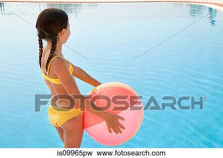 swimming pool beach ball