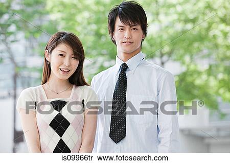 Businessman and businesswoman, portrait View Large Photo Image Stock Photography - Businessman and businesswoman, portrait. Fotosearch