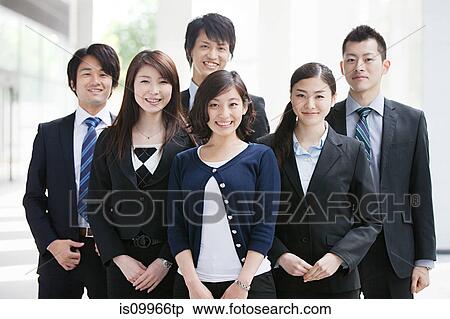 Stock Photography - Businesspeople, portrait. Fotosearch