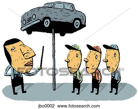 auto mechanic school View Large Illustration Drawing - auto mechanic school. Fotosearch