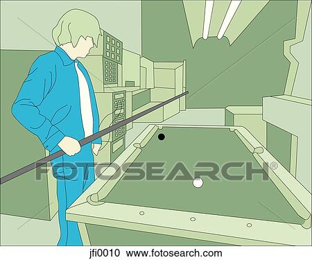 Clipart - billiards. Fotosearch