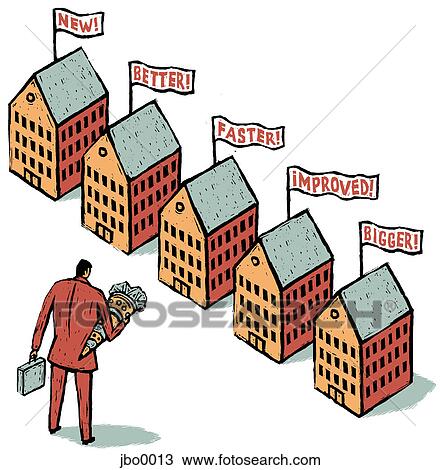 businesses in a competitive market View Large Illustration Drawing - businesses in a competitive market. Fotosearch