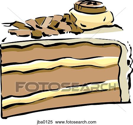 cake slice View Large Illustration Stock Illustration - cake slice. Fotosearch