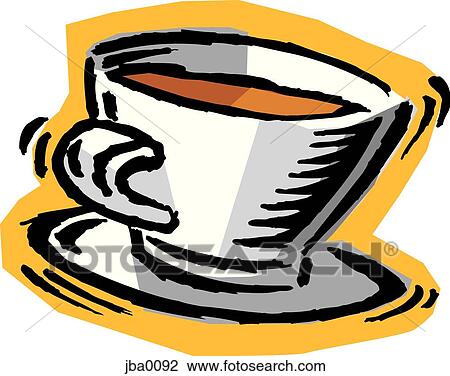 coffee or tea View Large Illustration Drawing - coffee or tea. Fotosearch