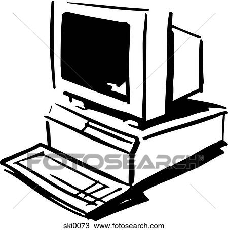 Drawing - computer b&w. Fotosearch