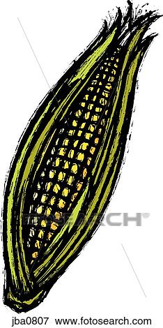 corn View Large Illustration Stock Illustration - corn. Fotosearch