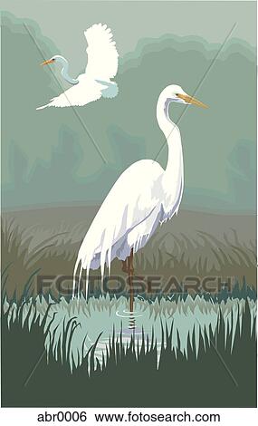 cranes View Large Illustration Stock Illustration - cranes. Fotosearch