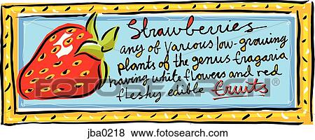 Stock Illustration - definition of a strawberry. Fotosearch