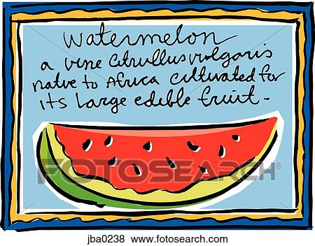 definition of a watermelon View Large Illustration Stock Illustration - definition of a watermelon. Fotosearch