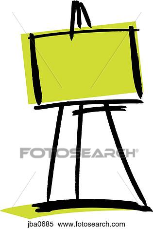 easel View Large Illustration Stock Illustration - easel. Fotosearch