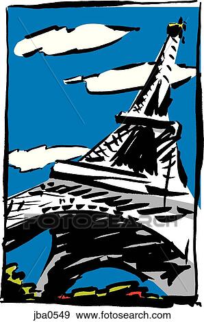 Stock Illustration - eiffel tower. Fotosearch
