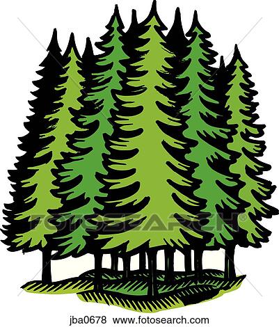 forest View Large Illustration Stock Illustration - forest. Fotosearch