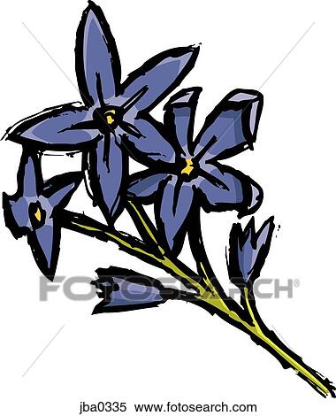 Stock Illustration - forget-me-nots. Fotosearch