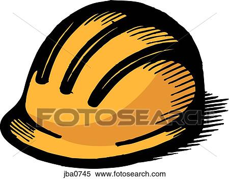 hard hat View Large Illustration Stock Illustration - hard hat. Fotosearch