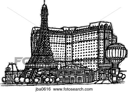 Hotel in vegas Stock Illustration | jba0616 | Fotosearch