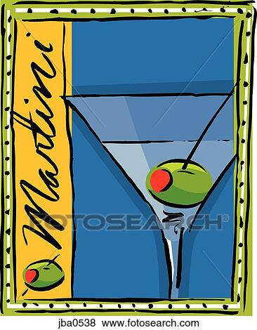 martini logo View Large Illustration Stock Illustration - martini logo. Fotosearch
