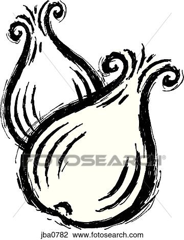 onions b&w View Large Illustration Drawing - onions b&w. Fotosearch