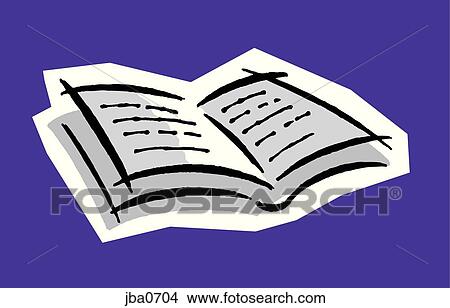 Stock Illustration - open book. Fotosearch