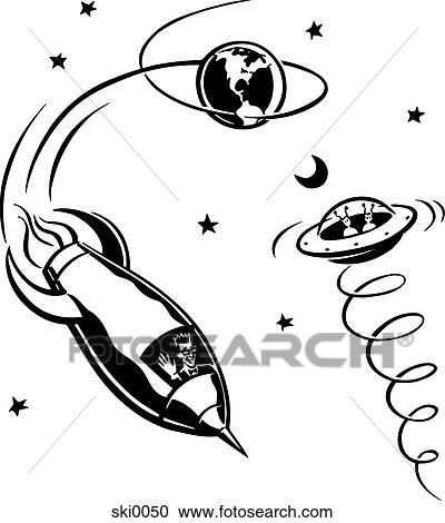 outer space b&w View Large Illustration Clipart - outer space b&w. Fotosearch