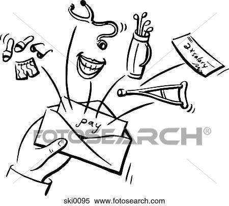 Stock Illustration - payday b&w. Fotosearch