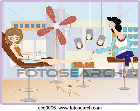 pedicure View Large Illustration Stock Illustration - pedicure. Fotosearch