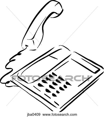 phone off the hook b&w View Large Illustration Stock Illustration - phone off the hook b&w. Fotosearch