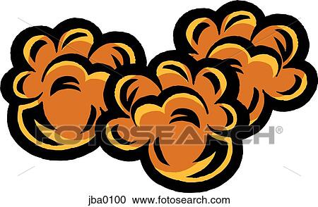 Clipart - popcorn. Fotosearch