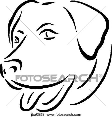 portrait of a dog View Large Illustration Stock Illustration - portrait of a dog. Fotosearch