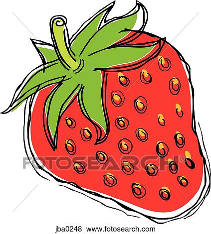 Stock Illustration - red strawberry. Fotosearch