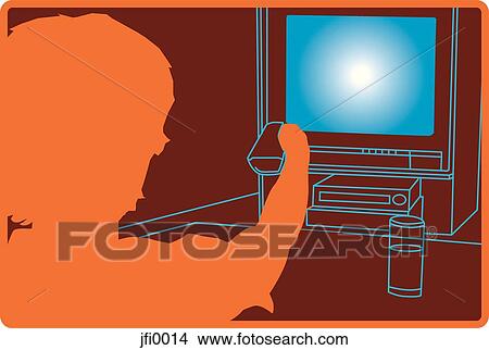 Stock Illustration - remote control. Fotosearch