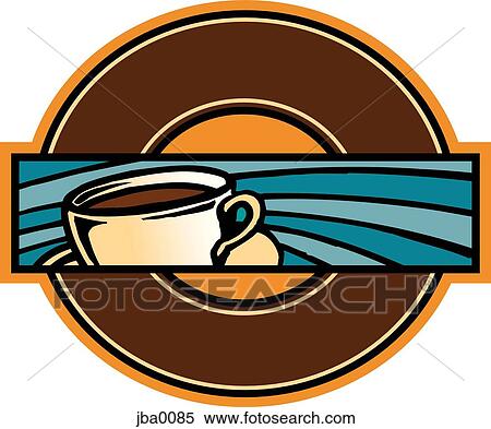 round coffee logo View Large Illustration Stock Illustration - round coffee logo. Fotosearch