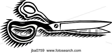 scissors b&w View Large Illustration Stock Illustration - scissors b&w. Fotosearch