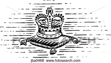 the royal crown b&w View Large Illustration Stock Illustration - the royal crown b&w. Fotosearch