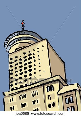 tower View Large Illustration Stock Illustration - tower. Fotosearch
