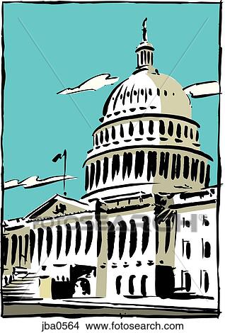 washington View Large Illustration Stock Illustration - washington. Fotosearch
