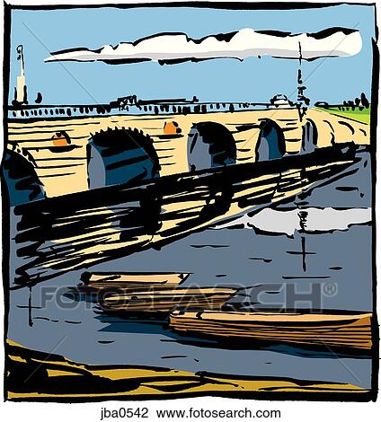 water under the bridge View Large Illustration Drawing - water under the bridge. Fotosearch