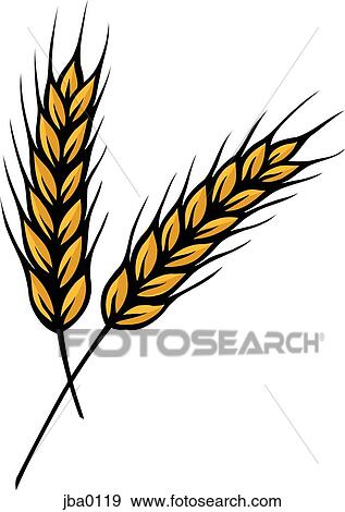 wheat View Large Illustration Stock Illustration - wheat. Fotosearch