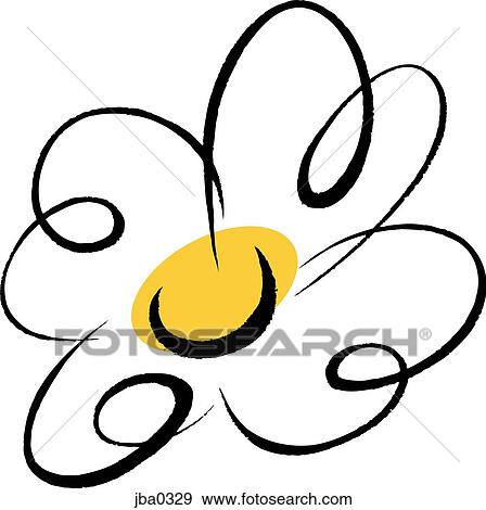whimsical daisy View Large Illustration Stock Illustration - whimsical daisy. Fotosearch
