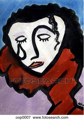 woman in tears View Large Illustration Stock Illustration - woman in tears. Fotosearch