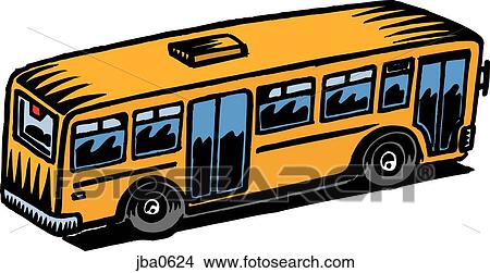 yellow school bus View Large Illustration Stock Illustration - yellow school bus. Fotosearch