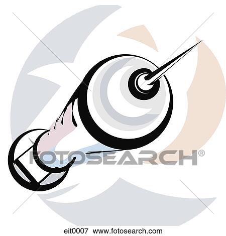 皮下注射針 イラスト Eit0007 Fotosearch