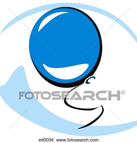 a balloon View Large Illustration Stock Illustration - a balloon. Fotosearch