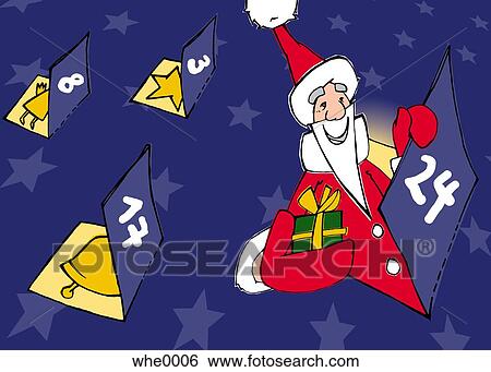 Stock Illustration - advent calender. Fotosearch