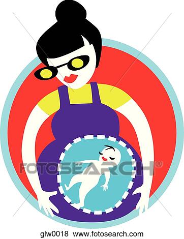 baby in belly View Large Illustration Stock Illustration - baby in belly. Fotosearch